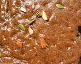A picture of step 14 of Amaranth or Rajgira Halwa.