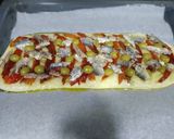 Foto del paso 7 de la receta: Coca de sardinas y pimientos con Mambo Cecotec