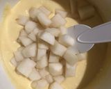 A picture of step 6 of Pear Mascarpone Cake.