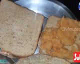 A picture of step 2 of Aloo Stuffed Wheat Bread Sandwich.