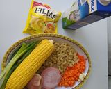 Foto langkah ke 2 dari resep Cream Soup Smokebeef Makaroni.