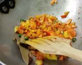 A picture of step 6 of Steamed coconut rice Noodles with vegetables kurma.