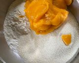 A picture of step 2 of Taal Malpua / Palmfruit Malpua.