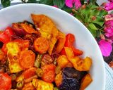 A picture of step 5 of Paneer/Tofu Mix Veg.