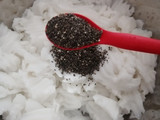 Es Sirup Jelly Kelapa dengan Chia Seeds