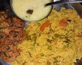 A picture of step 6 of Masala khichdi.