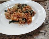 A picture of step 7 of Vegan Spinach Cassarole.