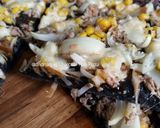 Foto langkah ke 13 dari resep Charcoal Thin Pizza.