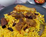 Gambar langkah 5 resipi Nasi Biryani.