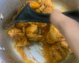 A picture of step 9 of Butter Chicken.
