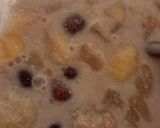Gyömbéres Fahéjas Gyümölcsös rizstejszínes leves 🍐 körte 🍒 Alma 🍎🍒(rántásmentes habarásmentes) recept fázis 9 fotója