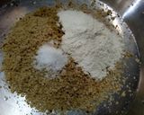 A picture of step 1 of Moong sprouts & palak-paneer baked Kachori.