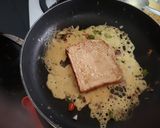 A picture of step 8 of Veg/eggless bread omelette.