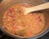 A picture of step 4 of Easy jambalaya/red beans and rice.