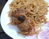 A picture of step 8 of Kofta Spaghetti 🍝🍝🍝.