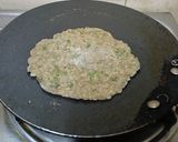 A picture of step 5 of Cauliflower Bajra Rotis - a sumptuous platter.