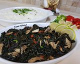 صورة لخطوة 4 من وصفة ملوخية على الطريقه السوريه 😍