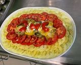 Une image de l'étape 10 de Salade de tomates, concombre et poireaux marinés à la feta.