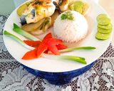 Foto del paso 12 de la receta: Bagre relleno con verduras gratinado con queso palmita