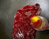 A picture of step 9 of Eggless honey cake.