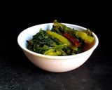 পালং শাকের তরকারি (palak shaager tarkari recipe in bengali) রেসিপির ধাপ 3 ছবি