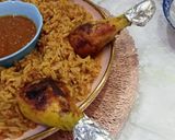 صورة لخطوة 1 من وصفة طبق ارز بأفخاذ الدجاج محمر في الفرن