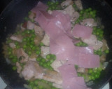 Foto del paso 5 de la receta: Guisantes con jamón cocido y lomo