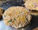 A picture of step 4 of Poha cutlets from leftover batata poha.