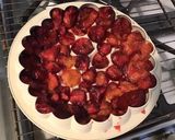 Une image de l'étape 7 de Gâteau aux pêches de vigne,yaourt et vanille.