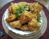 A picture of step 3 of Pumpkin Flower Pakoras.