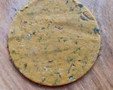 A picture of step 3 of Jowar Bhakri With Vegetables. (Accompanied With Cucumber, Carrot Raita).