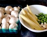 A picture of step 1 of Mushrooms babycorn Curry.