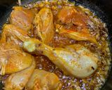 A picture of step 4 of Chicken Tandoori Masala with Paratha.