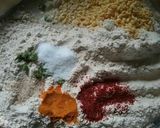 A picture of step 3 of Moong daal ki puri.