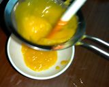 A picture of step 3 of IGLOO style Mango icecream.