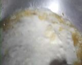 A picture of step 4 of Sufiyana paneer(on the bed of lachcha parantha).