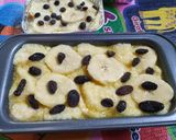 Foto langkah ke 3 dari resep Puding roti tawar pisang.