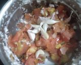 A picture of step 2 of Coconut Tomato Rice.