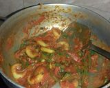 A picture of step 8 of Sooji Ring Chilli Masala.