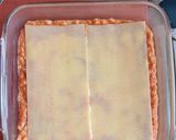 Vöröslencsés vegetáriánus lasagne recept fázis 3 fotója