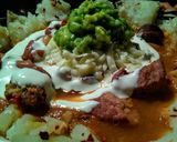 Foto del paso 17 de la receta: PAPAS En Canasta con Zaragozas(alubias), a la Española...!