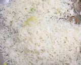 A picture of step 9 of Teppanyaki Beef, Stir Vegetables and Garlic Rice.