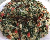 Foto del paso 5 de la receta: Tortilla de espinacas riquísima, fácil y rápida
