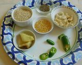 A picture of step 1 of Quinoa Pongal.