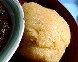 A picture of step 9 of Chevon Okra and Uziza Soup.