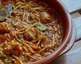 Foto del paso 7 de la receta: Fideos perla con butifarra de rovellons y pimiento verde