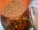 A picture of step 23 of Sinasir with spinach soup.