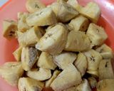 Foto langkah ke 5 dari resep 1006. Apem Bakar Walik Isi Pisang.
