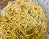 Foto del paso 3 de la receta: Tortilla de fideos de salsa boloñesa