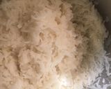 Brokkolis csicseriborsó kókusztejes rizzsel recept fázis 6 fotója